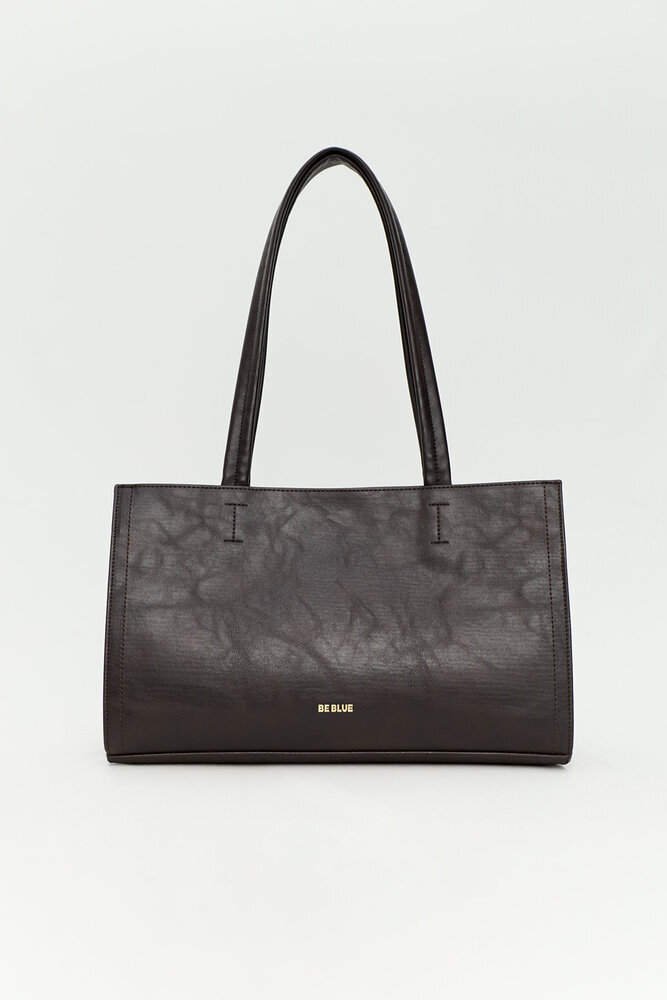 BE BLUE - ACI KAHVE MİNİMAL OMUZ ÇANTASI