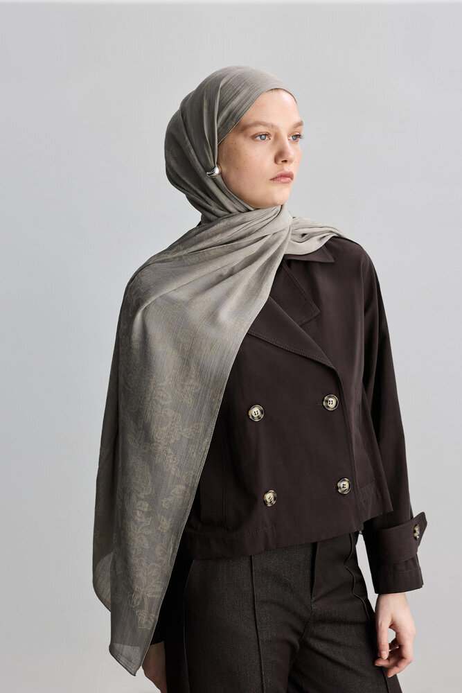 BE BLUE - AÇIK LAVANTA ROSE MAT JAKARLI ŞAL