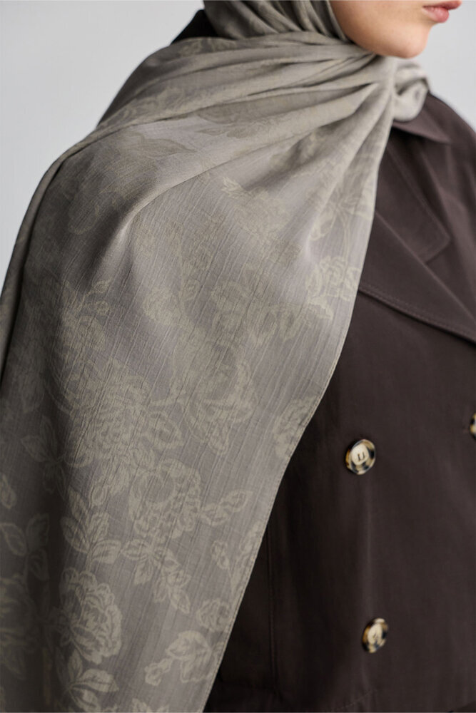 BE BLUE - AÇIK LAVANTA ROSE MAT JAKARLI ŞAL