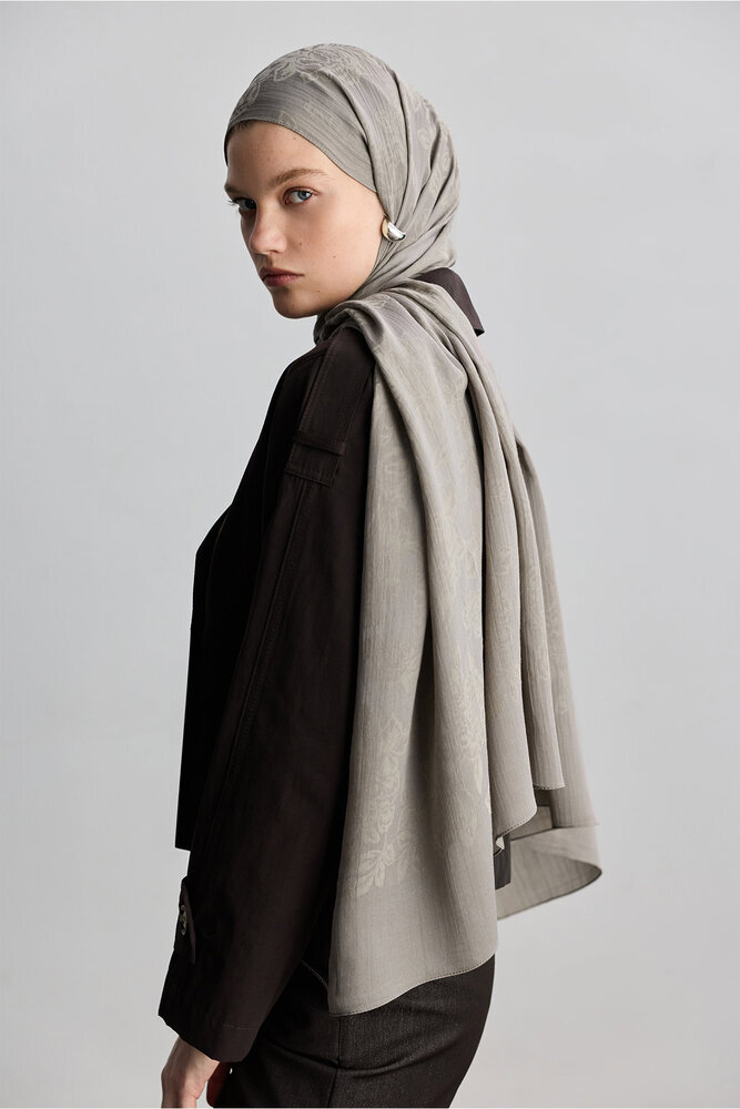 BE BLUE - AÇIK LAVANTA ROSE MAT JAKARLI ŞAL