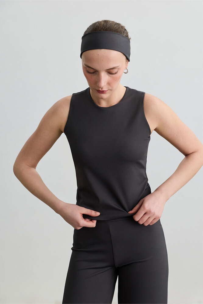 ANTRASİT HALTER YAKA SPOR ÜST - Thumbnail