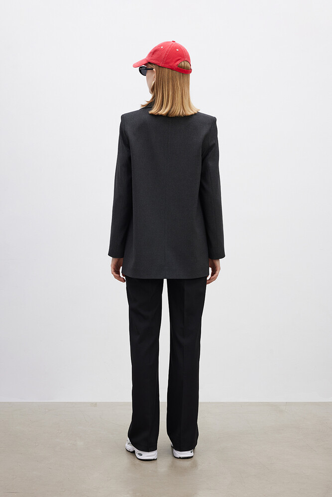 BE BLUE - ANTRASİT KLASİK BLAZER