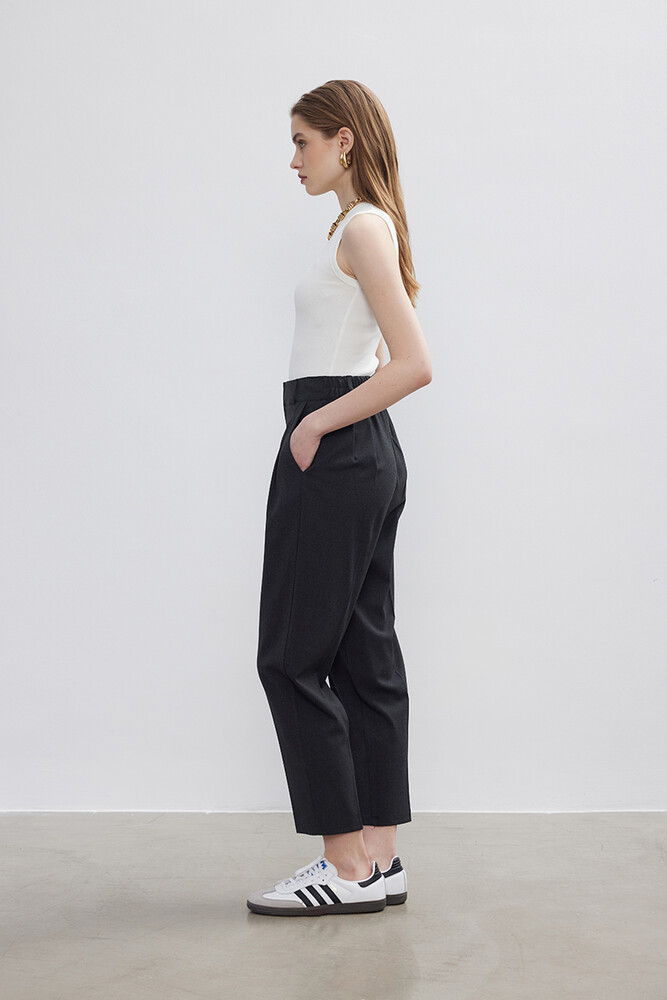 BE BLUE - ANTRASİT ÜTÜ İZLİ PANTOLON