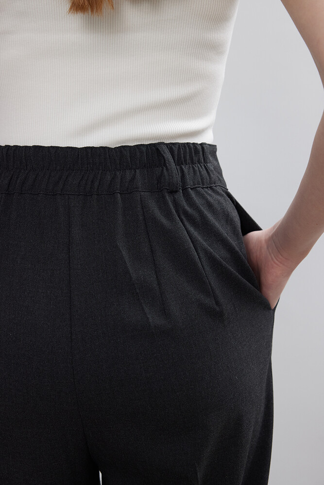 BE BLUE - ANTRASİT ÜTÜ İZLİ PANTOLON