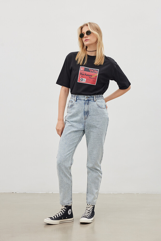 BE BLUE - BACK TO THE FUTURE T-SHIRT