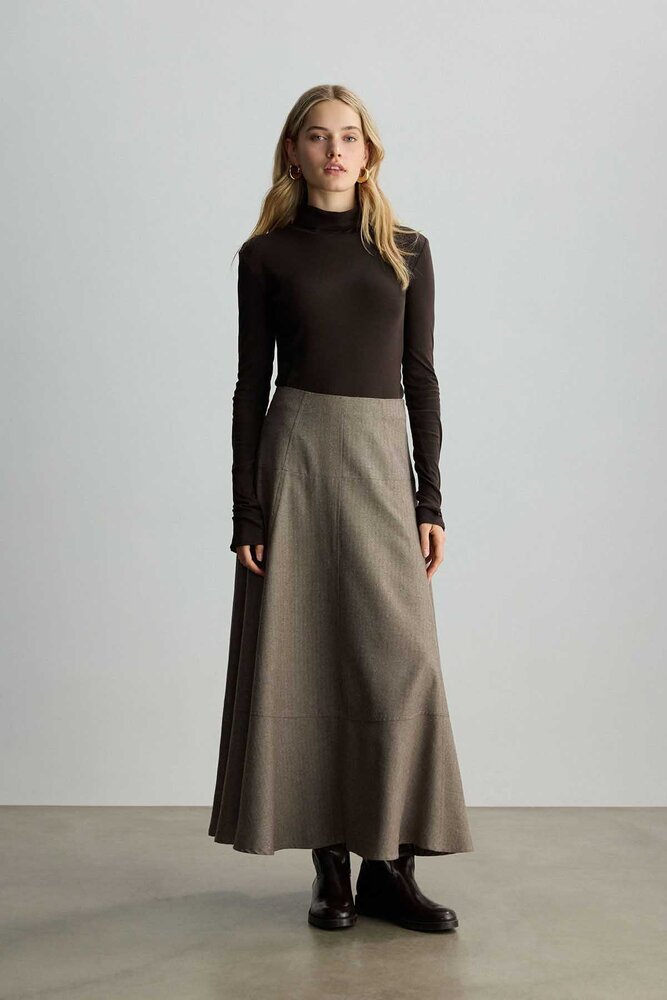 BE BLUE - BALIKSIRTI KORSAJ DETAYLI ETEK