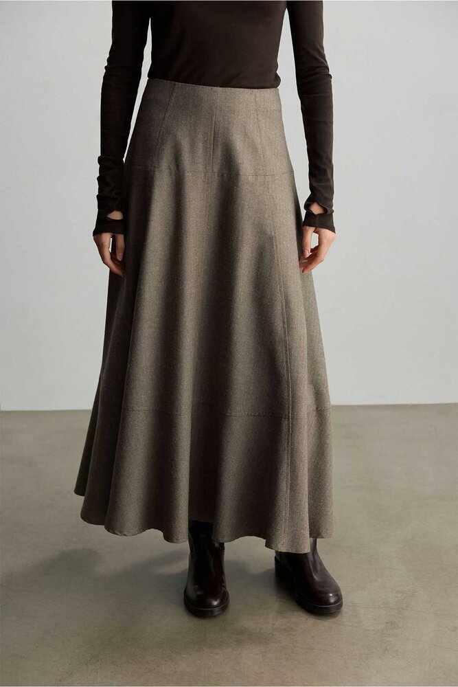 BE BLUE - BALIKSIRTI KORSAJ DETAYLI ETEK