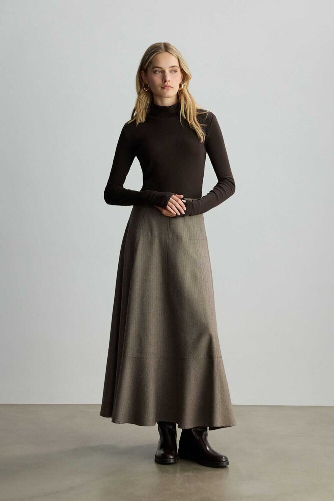 BE BLUE - BALIKSIRTI KORSAJ DETAYLI ETEK