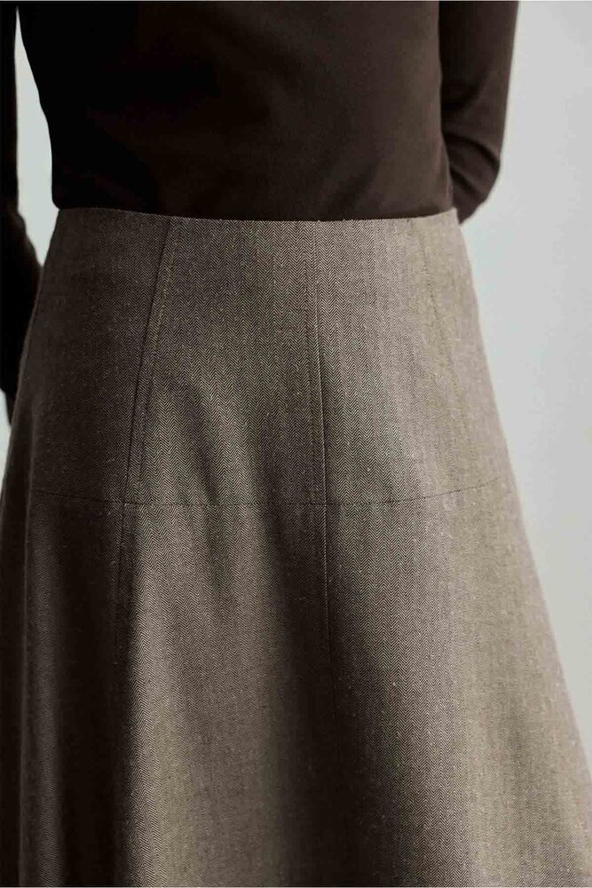 BE BLUE - BALIKSIRTI KORSAJ DETAYLI ETEK