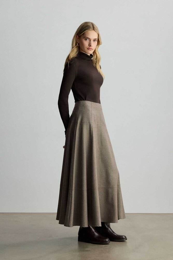 BE BLUE - BALIKSIRTI KORSAJ DETAYLI ETEK