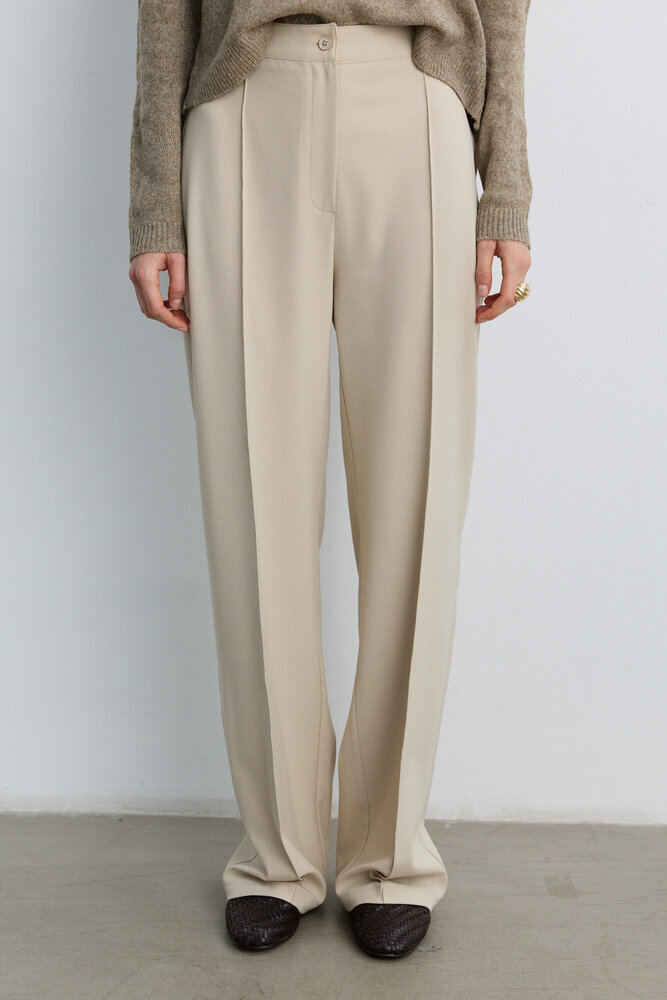 BE BLUE - TAŞ NERVÜRLÜ PALAZZO PANTOLON