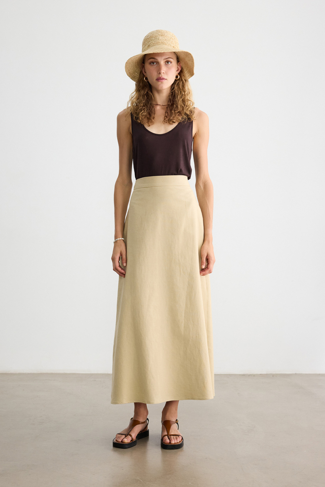 BE BLUE - BEJ PAMUK KETEN ETEK