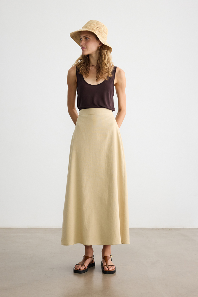 BE BLUE - BEJ PAMUK KETEN ETEK