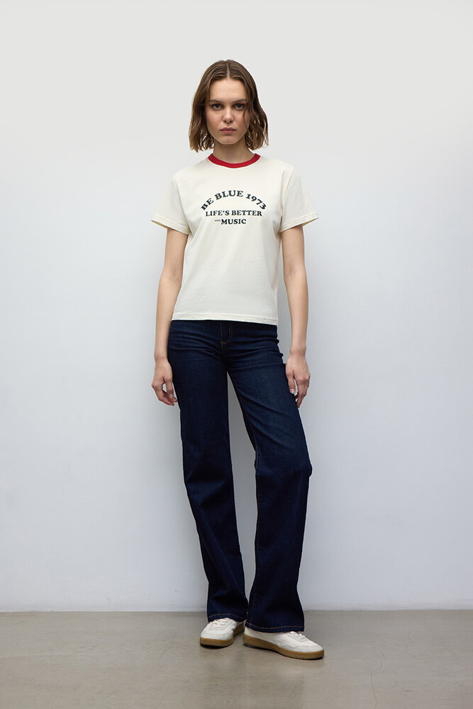 BE BLUE - BETTER WITH MUSIC BASKILI T-SHIRT