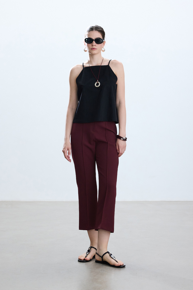 BE BLUE - BORDO FLARE PANTOLON