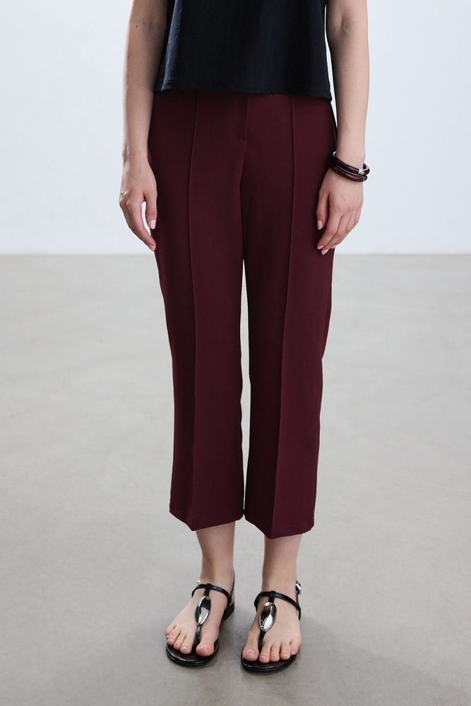 BE BLUE - BORDO FLARE PANTOLON