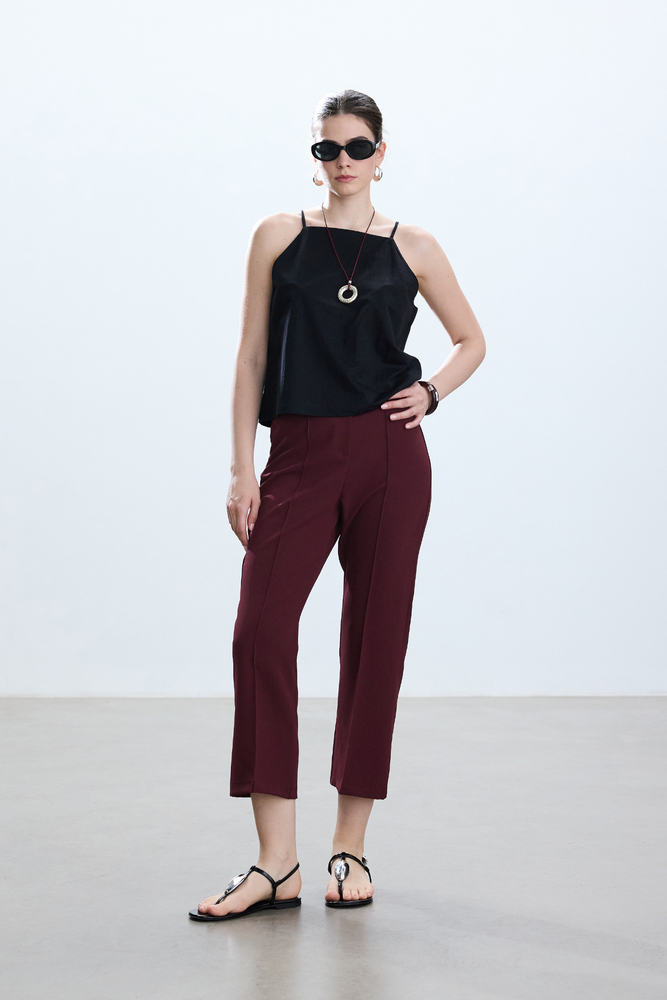 BE BLUE - BORDO FLARE PANTOLON
