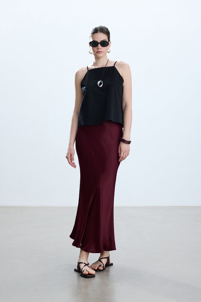 BE BLUE - BORDO SATEN ETEK