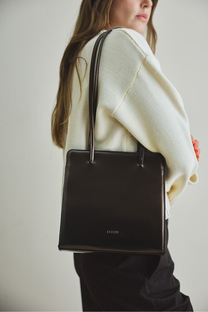 BE BLUE - BRONZE KARE ÇANTA