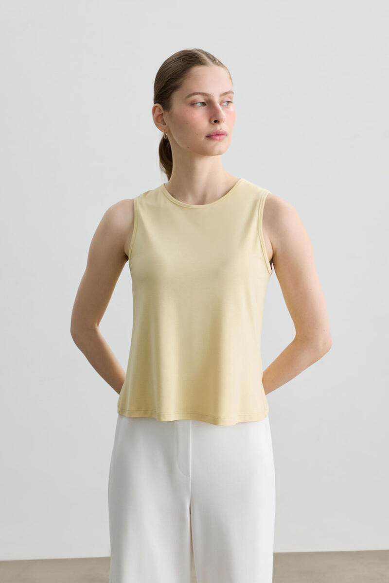 BUTTER  SIFIR KOL T-SHIRT