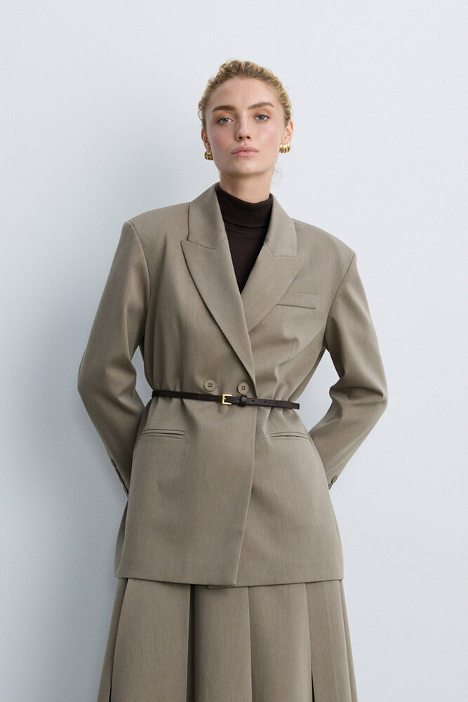 BE BLUE - ÇAĞLA KUŞAKLI BLAZER