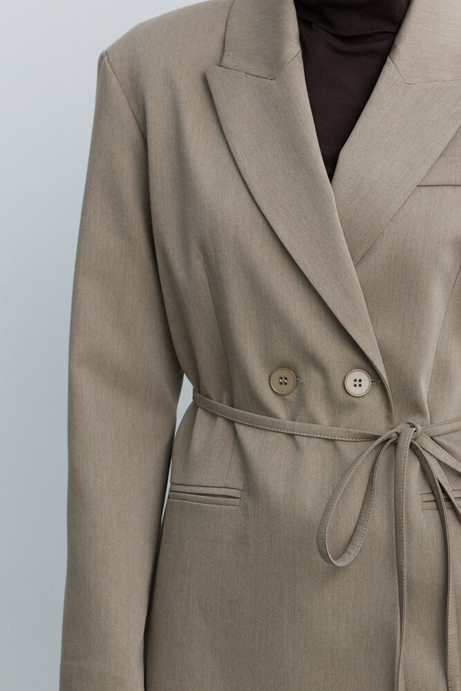 BE BLUE - ÇAĞLA KUŞAKLI BLAZER