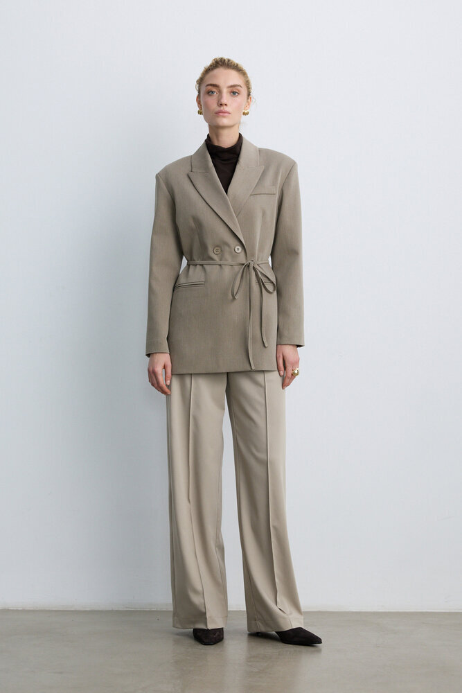 BE BLUE - ÇAĞLA KUŞAKLI BLAZER