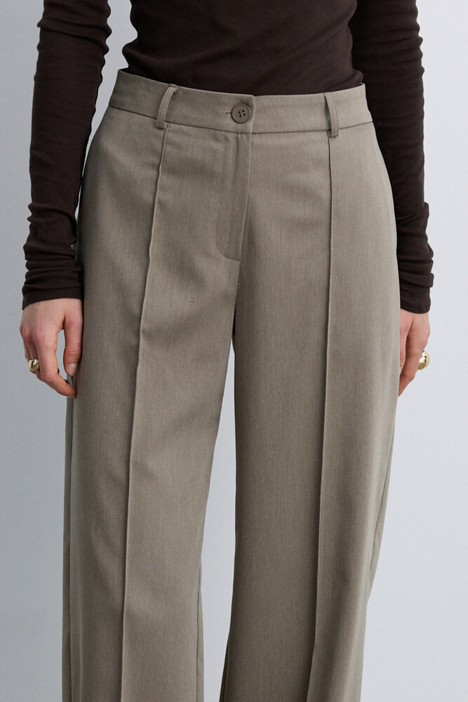 BE BLUE - ÇAĞLA NERVÜRLÜ GENİŞ PAÇA PANTOLON