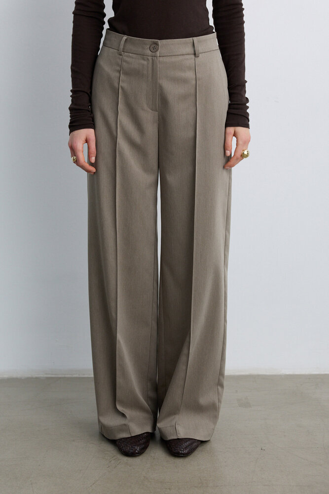 BE BLUE - ÇAĞLA NERVÜRLÜ GENİŞ PAÇA PANTOLON