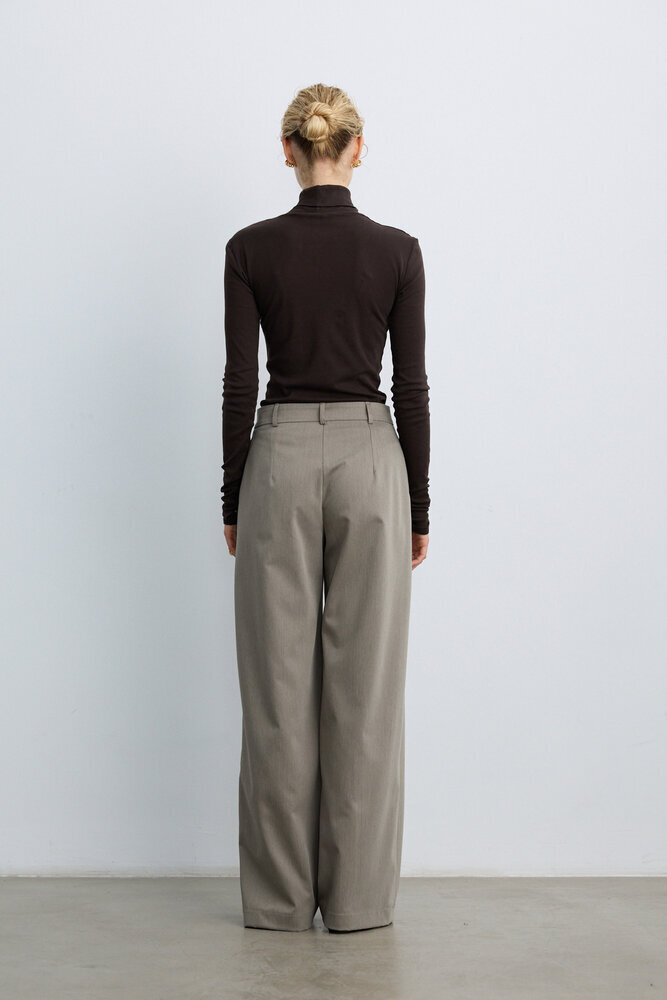 BE BLUE - ÇAĞLA NERVÜRLÜ GENİŞ PAÇA PANTOLON