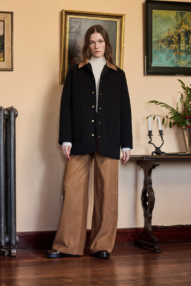 BE BLUE - CAMEL FİTİLLİ KADİFE PANTOLON