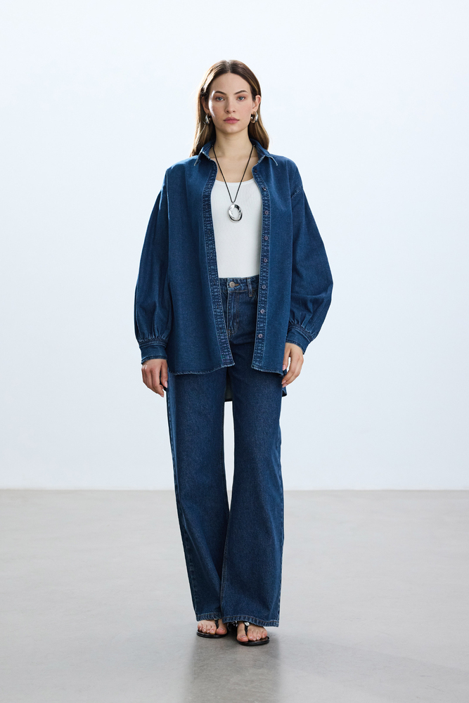 BE BLUE - VINTAGE DENİM GÖMLEK