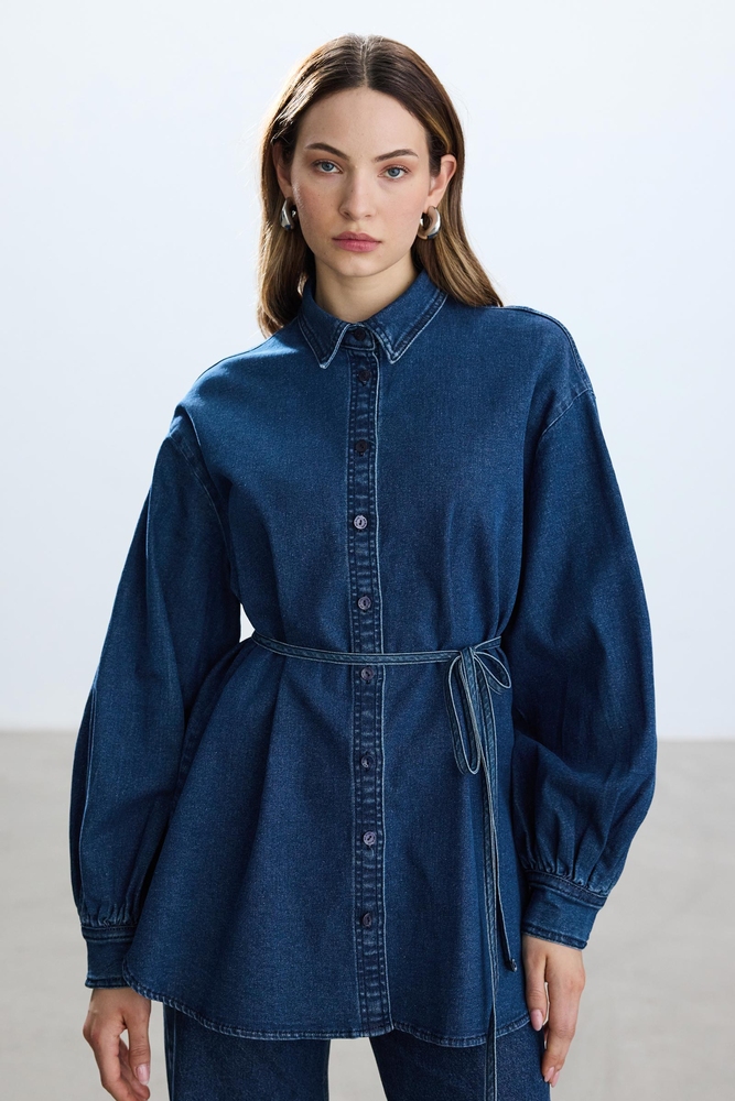BE BLUE - VINTAGE DENİM GÖMLEK