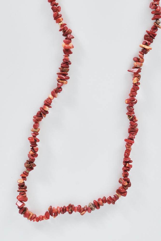 BE BLUE - DOĞAL KIRMIZI TAŞLI KOLYE