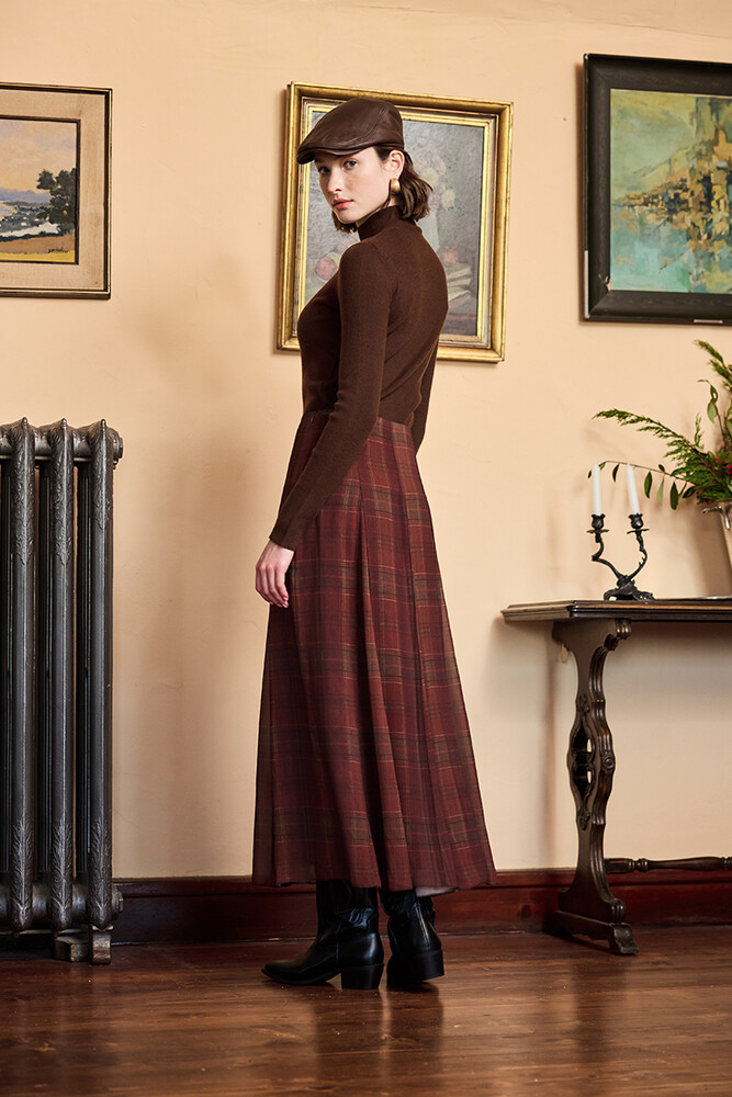 BE BLUE - EKOSE ŞİFON ETEK