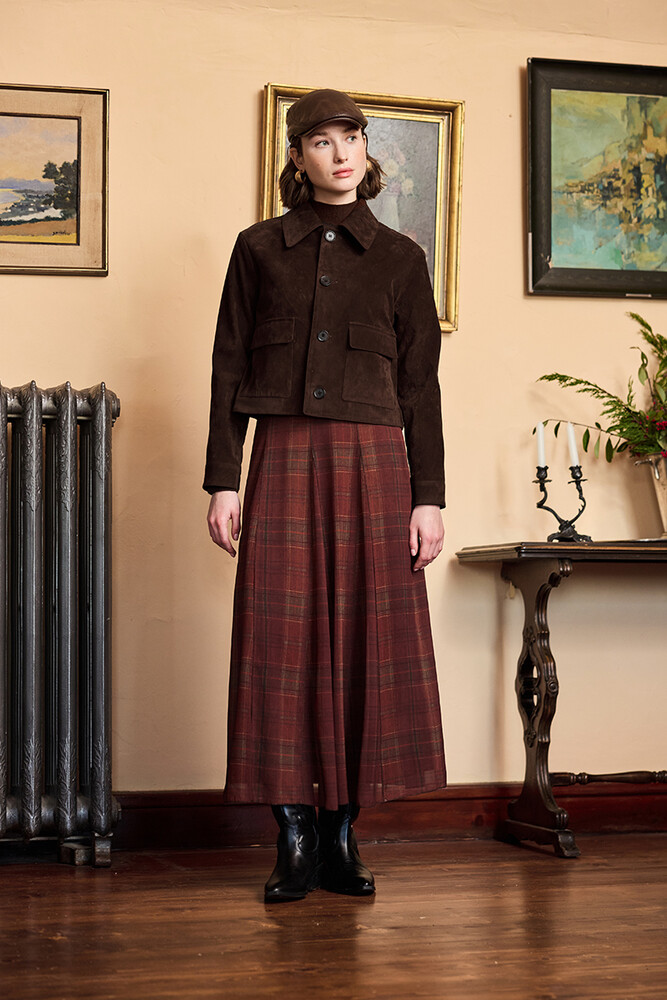 BE BLUE - EKOSE ŞİFON ETEK