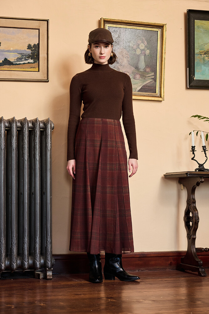 BE BLUE - EKOSE ŞİFON ETEK