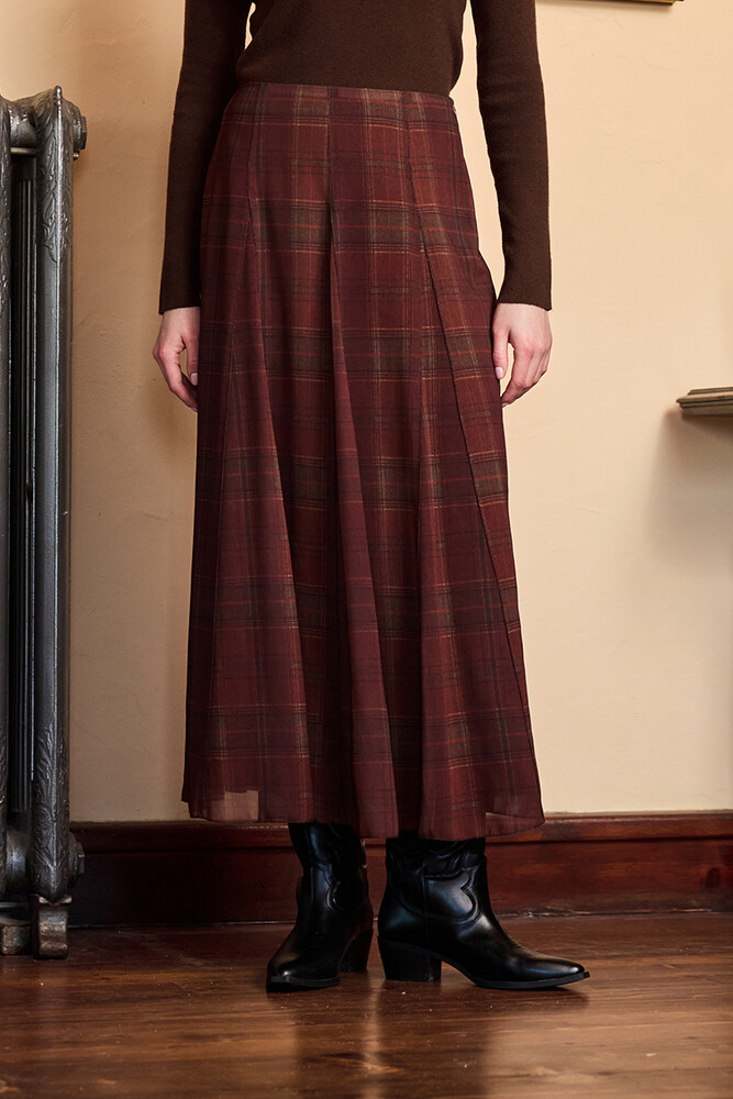 BE BLUE - EKOSE ŞİFON ETEK