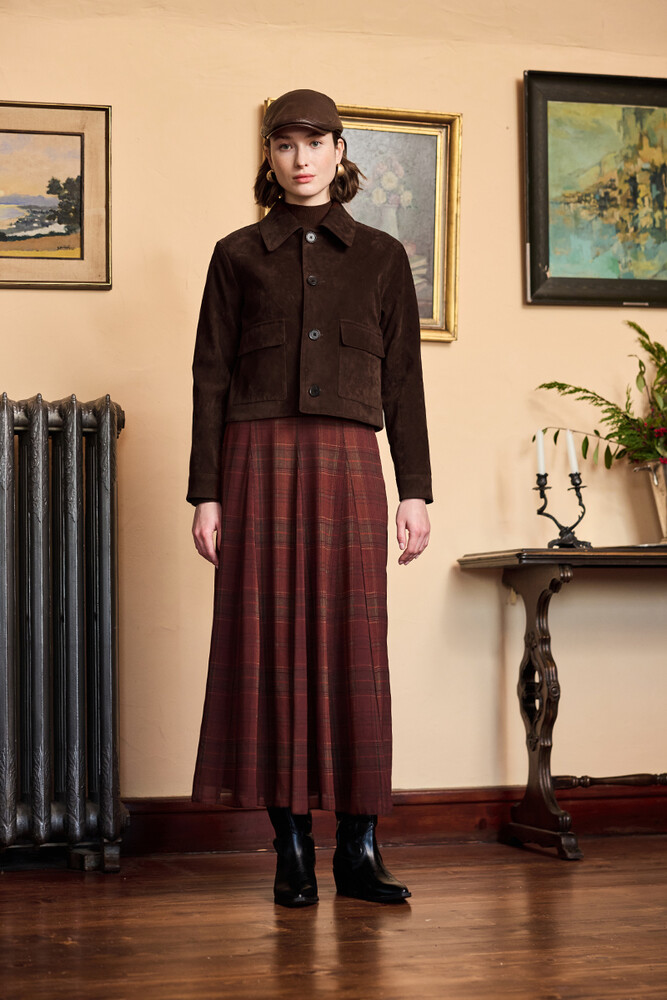 BE BLUE - EKOSE ŞİFON ETEK