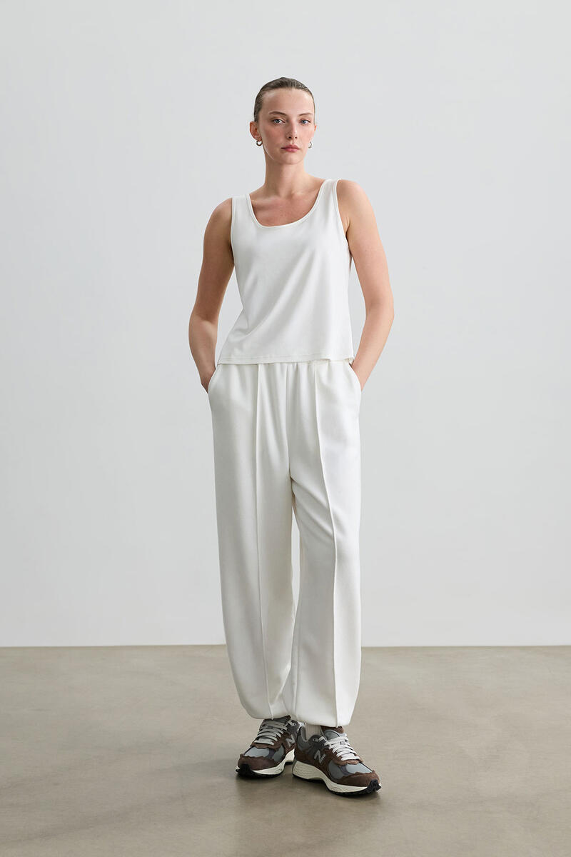 EKRU ASKILI TOP