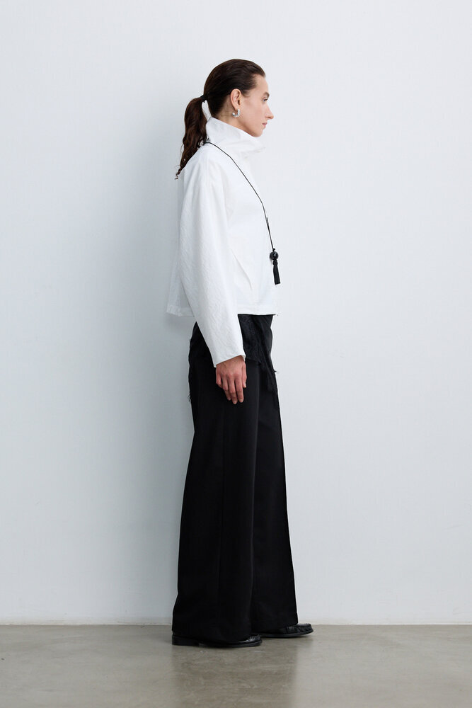 BE BLUE - EKRU DİK YAKA CEKET