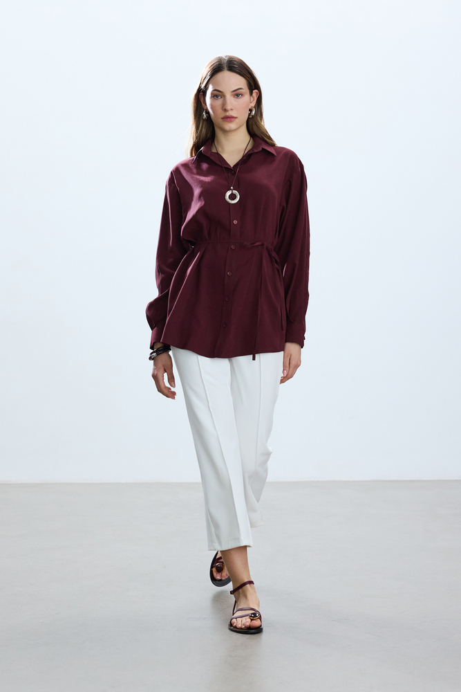 BE BLUE - EKRU FLARE PANTOLON