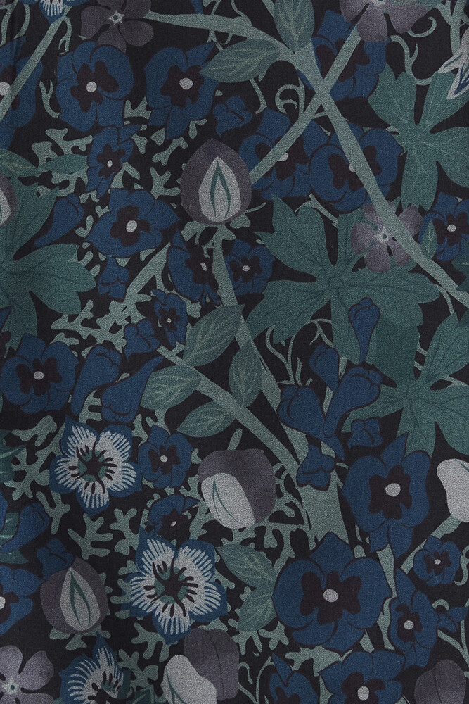 BE BLUE - FLORAL DESENLİ COMFORT TESETTÜR MAYO ELBİSE