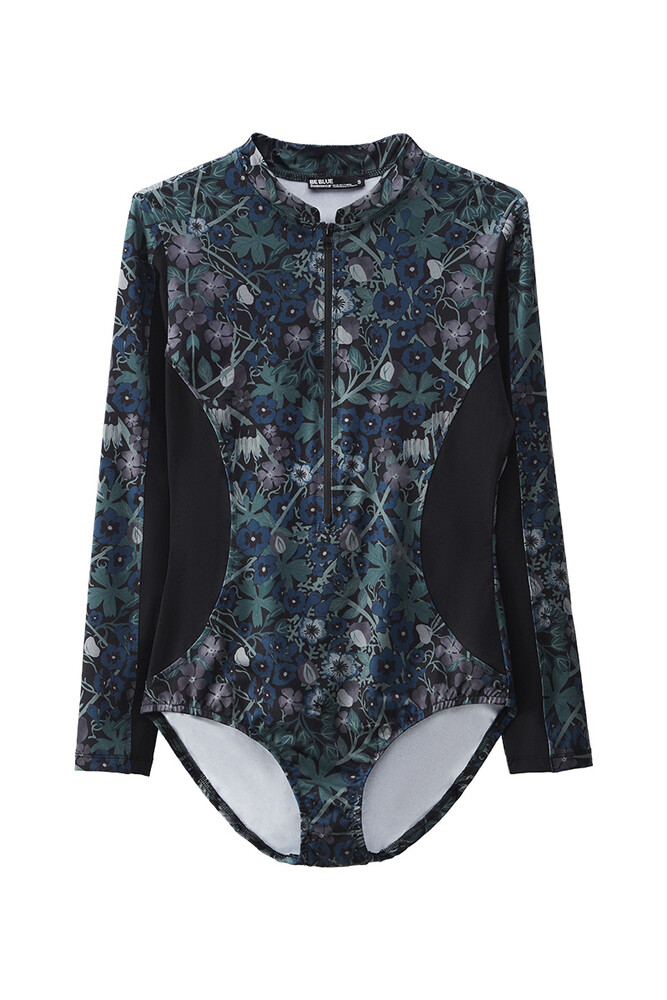 BE BLUE - FLORAL DESENLİ SURF MAYO