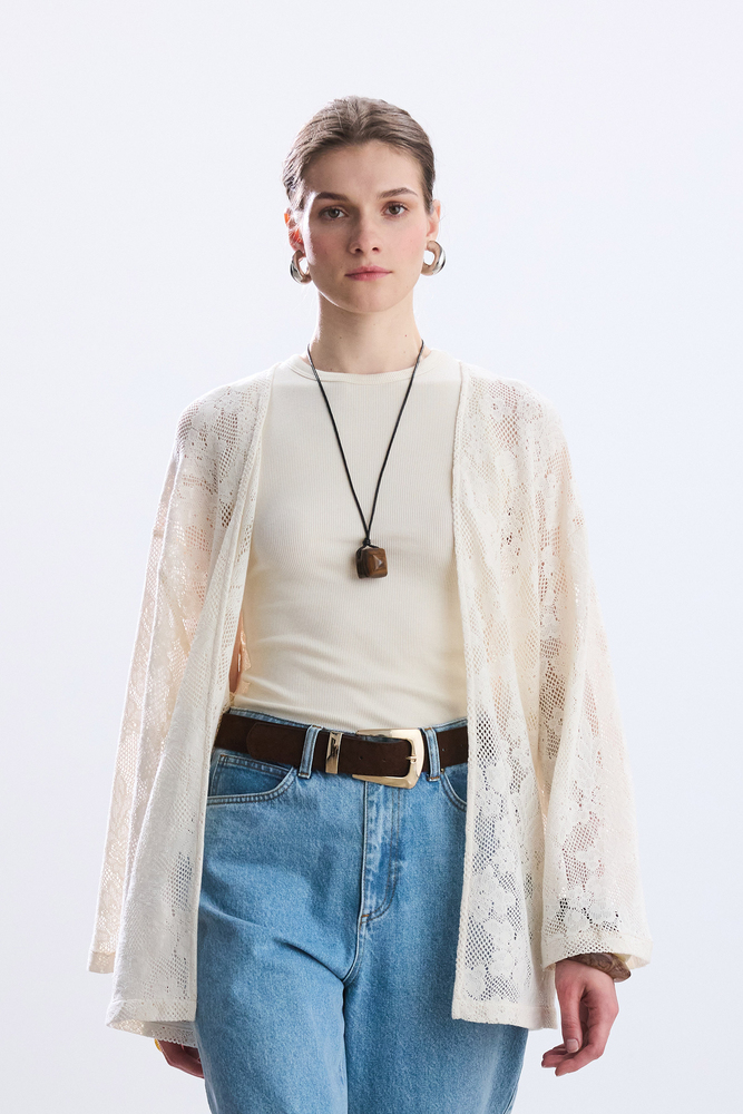 BE BLUE - KAHVERENGİ GOLD TOKALI SÜET KEMER