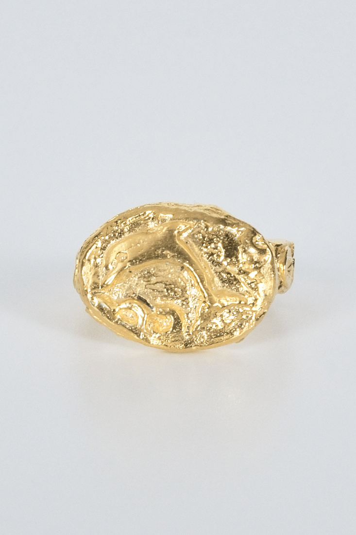 GOLD YUNUS FİGÜRLÜ YÜZÜK · 2