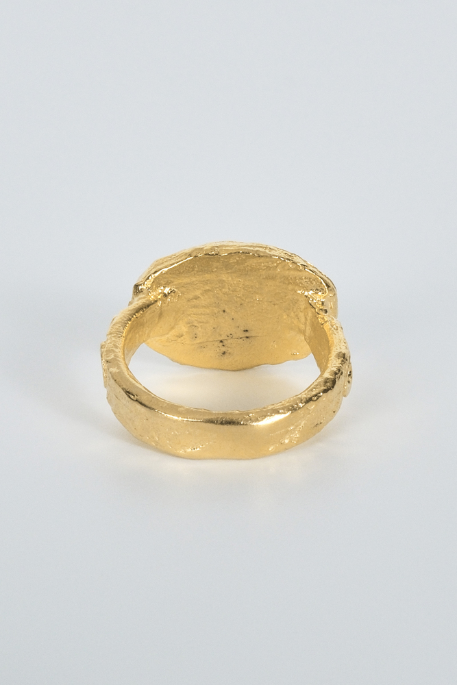 BE BLUE - GOLD YUNUS FİGÜRLÜ YÜZÜK