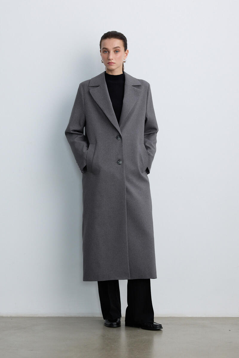GRİ UZUN BLAZER