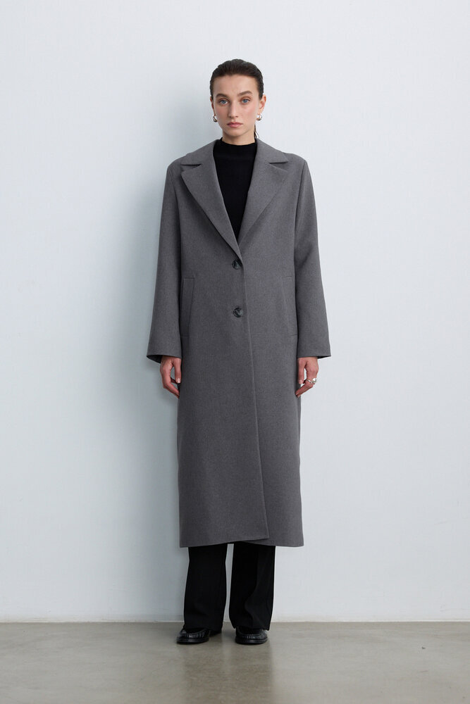 BE BLUE - GRİ UZUN BLAZER