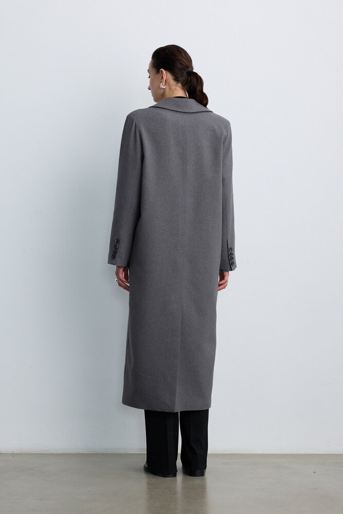 BE BLUE - GRİ UZUN BLAZER